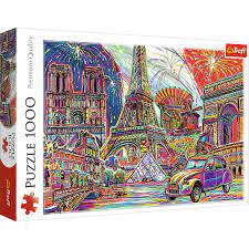 Explore the best puzzle in our collection Colours of Paris Trefl Puzzle (5900511105247)