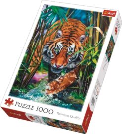 Explore the best puzzle in our collection Puzzles -“1000” – Grasping tiger (5900511105285)