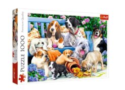 Explore the best puzzle in our collection TREFL Puzzles Dogs in the garden 1000 PIECES (5900511105568)
