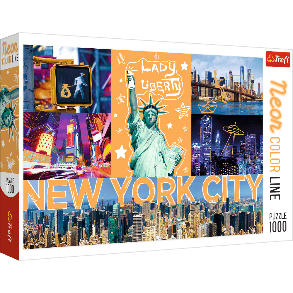 Explore the best puzzle in our collection TREFL Puzzles LinE Neon city 1000 PIECES (5900511105797)