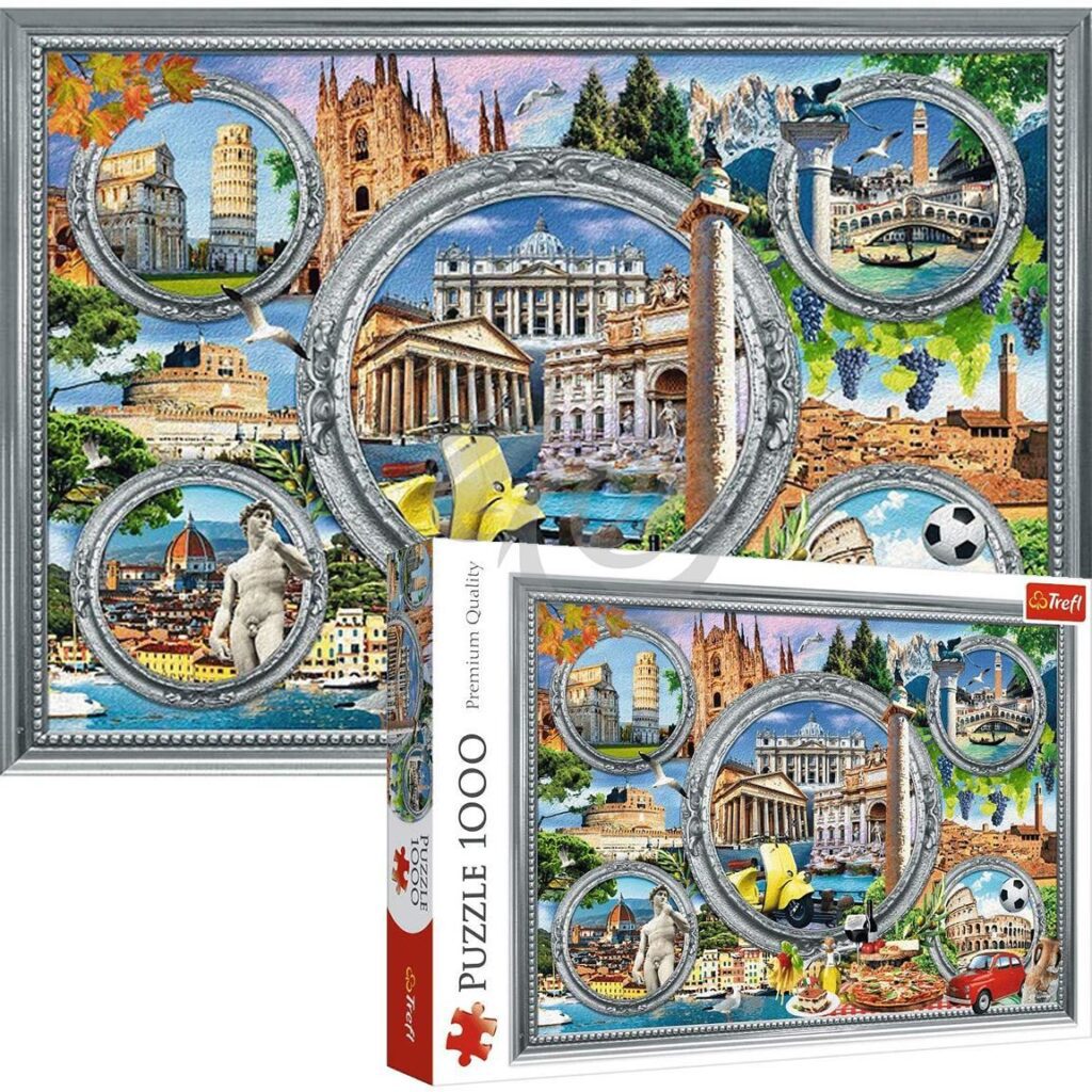 Explore the best puzzle in our collection TREFL Puzzles Italian holiday 1000 PIECES (5900511105858)