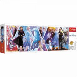 Explore the best puzzle in our collection Trefl 29048 Frozen Shaped Panoramic Puzzle – 1000 Pieces (5900511290486)