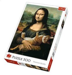 Explore the best puzzle in our collection Trefl Mona Lisa And Purring Kitty Puzzle For Unisex- 500 Pieces (5900511372946)