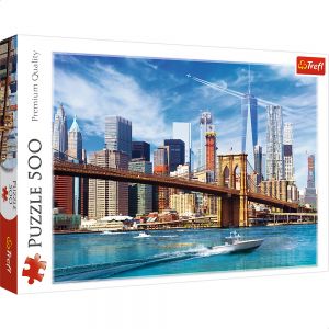Explore the best puzzle in our collection Trefl 500 Piece Adult Large View Of New York City Sky Scrapers Jigsaw Puzzle NEW (5900511373318)