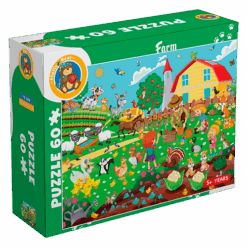 Explore the best puzzle in our collection Fluffy Bear Farm Shape Puzzle CR-3004 – Multi Color (6223006020979)