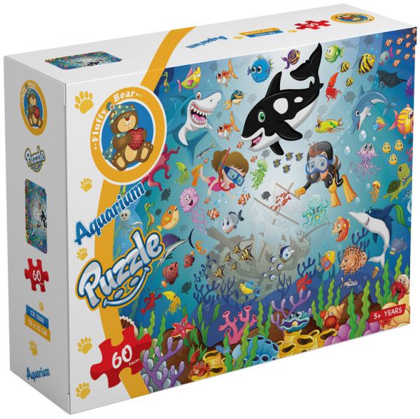 Explore the best puzzle in our collection Fluffy Bear CR-3006 Aquarium Puzzle – Multi Color (6223006020993)