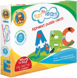 Explore the best puzzle in our collection Fluffy Bear ED-2003 Alphabets Cards Puzzle – Multi Color (6224008792345)
