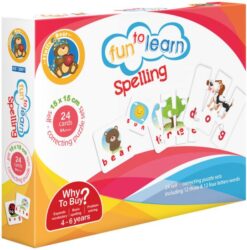 Explore the best puzzle in our collection Fluffy Bear ED-2001 Spelling Cards Puzzle – Multi Color (6224008792536)