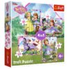 Explore the best puzzle in our collection Trefl  Disney Sofia The First Puzzle for Girls, 4 in 1 (5900511343144)