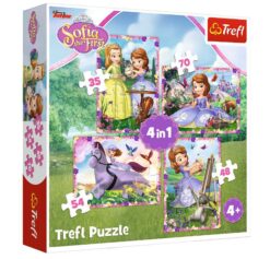 Explore the best puzzle in our collection Trefl  Disney Sofia The First Puzzle for Girls, 4 in 1 (5900511343144)