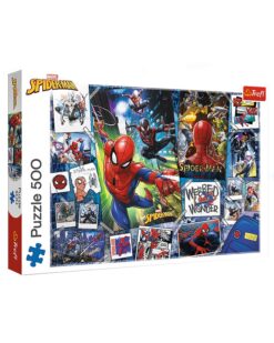 Explore the best puzzle in our collection Trefl Spiderman Shaped Puzzle – 500 Pieces (5900511373912)