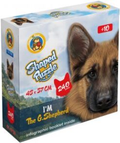 Explore the best puzzle in our collection Fluffy Bear  German Shepherd Shaped Puzzle – 240 Pieces (6223006020184)