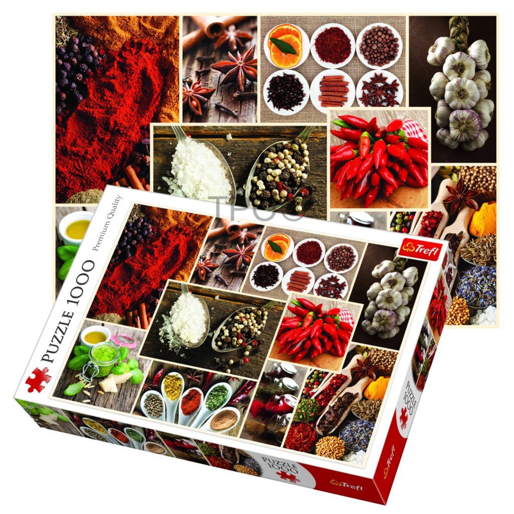 Explore the best puzzle in our collection Spices Collage Puzzle 1000Pcs (5900511104707)