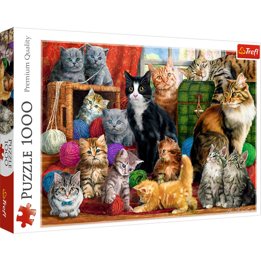 Explore the best puzzle in our collection Feline Meeting Puzzle 1000Pcs (5900511105551)