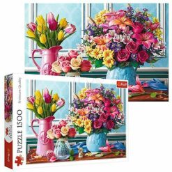 Explore the best puzzle in our collection Flowers In Vases Puzzle 1500Pcs (5900511261578)