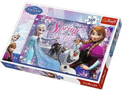 Explore the best puzzle in our collection Trefl 13195 Frozen Shaped Puzzle – 260 Pieces (5900511131956)