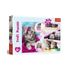 Explore the best puzzle in our collection Trefl 160-Piece Cute Cats Puzzle 41 x 27.5cm (5900511153712)