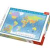Explore the best puzzle in our collection Trefl 2000 Piece Jigsaw Puzzle, Political Map of The World (5900511270990)