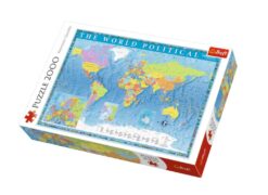 Explore the best puzzle in our collection Trefl 2000 Piece Jigsaw Puzzle, Political Map of The World (5900511270990)
