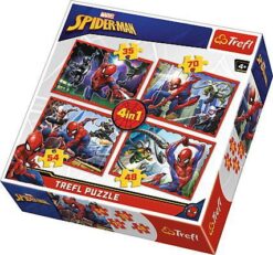 Explore the best puzzle in our collection Spiderman 4-in-1 Jigsaw Puzzle Set (5900511342932)