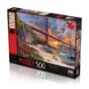 Explore the best puzzle in our collection Sunset at Golden Gate – 500 Pieces (8697418016741)