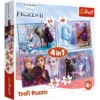 Trefl 4-In-1 Journey Into The Unknown Frozen 2 Puzzle Set 34323