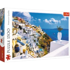 Trefl Puzzle – 1500 Pieces : Santorini, Greece