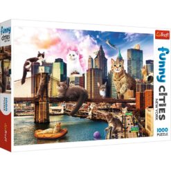 Explore the best puzzle in our collection Trefl  “Cats in New York” – 1000 pieces puzzle (5900511105957)