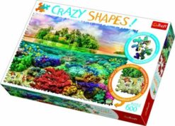 Explore the best puzzle in our collection Trefl Crazy Shapes Tropical island Puzzle – 600 Pieces (5900511111132)