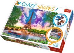 Explore the best puzzle in our collection Trefl 600-Piece Crazy Shapes Sky Over Paris Puzzle Set 11115 68 X 48centimeter (5900511111156)