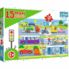 Explore the best puzzle in our collection TreflXXL Pieces  Vehicles in the City  Puzzle 15 pieces (5900511142792)