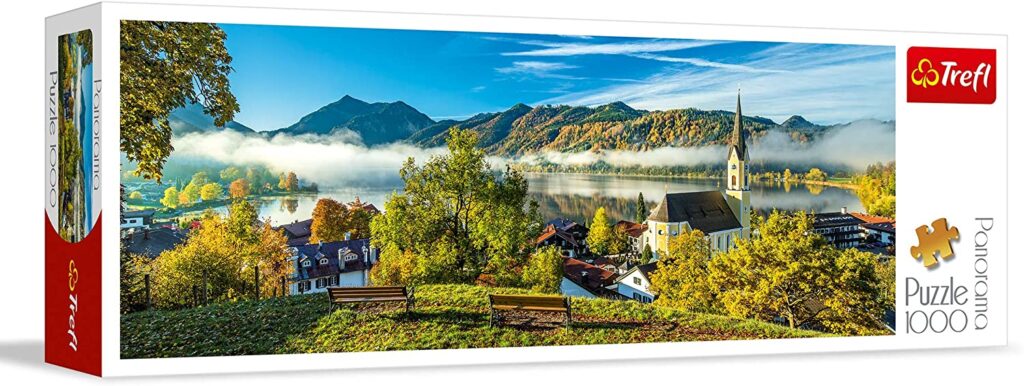 Explore the best puzzle in our collection The Schliersee Lake Panorama Puzzle (1000-Piece) (5900511290356)