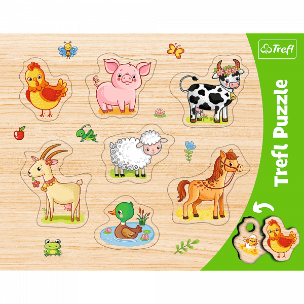 Explore the best puzzle in our collection Animals On The Farm 7 Pcs (5900511313055)