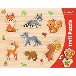 Explore the best puzzle in our collection Trefl 7 Piece Toddlers Educational Forest Themed Wooden Frame Shaped Puzzle (5900511313079)