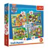 Explore the best puzzle in our collection Trefl4 in 1 – Paw Patrol – Always on Time – Puzzle 35 pieces (5900511343076)