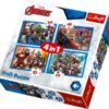 Explore the best puzzle in our collection Trefl 4 In 1 35, 48, 54 and 70 Piece Marvel Avengers Fearless Jigsaw Puzzle NEW (5900511343106)