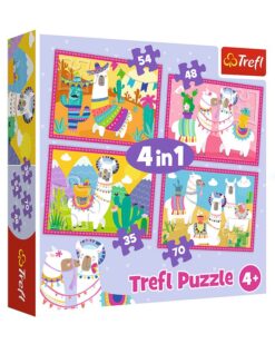 Explore the best puzzle in our collection Trefl Llamas on vacation ​Puzzle (5900511343229)
