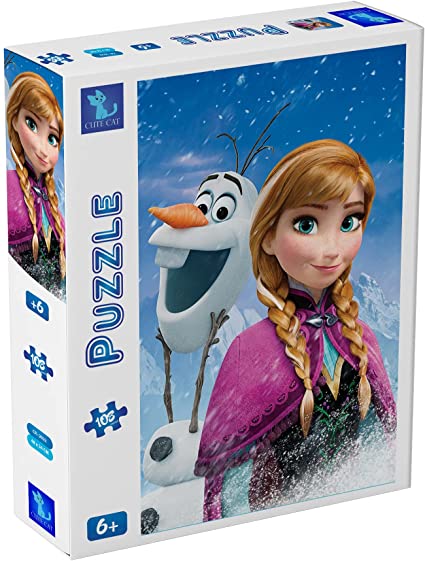 Explore the best puzzle in our collection CUTE CAT 108-Piece Frozen Classic Puzzle for Kids Mcm (6223006020764)