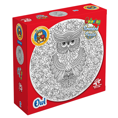Explore the best puzzle in our collection Owl – Rounded Coloring Puzzle (6223006021518)