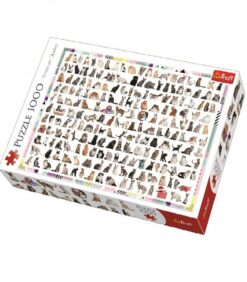 Explore the best puzzle in our collection Trefl 1000 Piece Adult Large 208 Cats Breeds Cute Cuddly Photo  Puzzle (5900511104981)