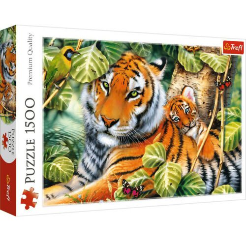 Explore the best puzzle in our collection Trefl Two Tigers Puzzles – 1500 Pieces (5900511261592)