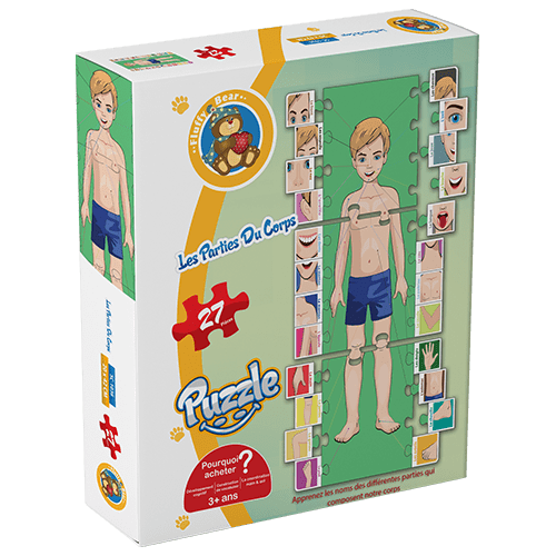 Explore the best puzzle in our collection My Body Parts French – 27 Pieces (6223006021112)