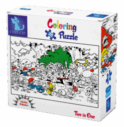 Explore the best puzzle in our collection Smurfs – 2in1 Coloring Puzzle set (6223006021303)