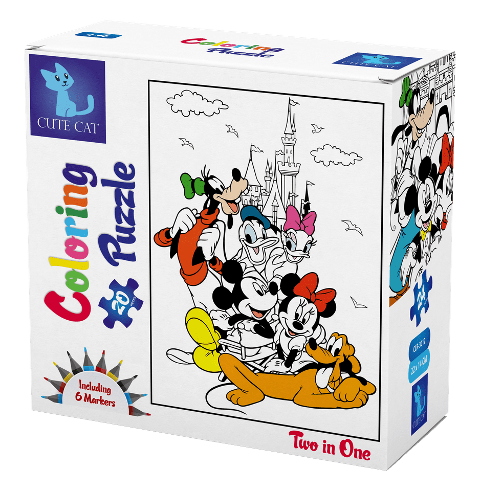 Explore the best puzzle in our collection Disney Character – 2in1 Coloring Puzzle set (6223006021358)