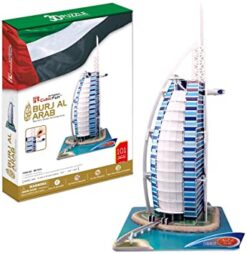 Explore the best puzzle in our collection Cubic Fun Burj Al Arab Dubai Shaped 3D Puzzle-46PC (6944588200657)