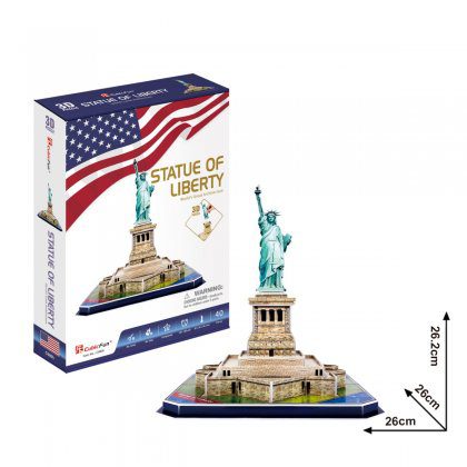 Explore the best puzzle in our collection CUBIC FUN 3D Puzzle Statue Of Liberty (39 Pcs) (6944588200800)
