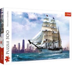 Explore the best puzzle in our collection Jigsaw Puzzle – 500 Pieces – Sailing near Chicago (5900511371208)