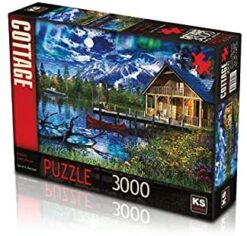 Explore the best puzzle in our collection KS PUZZLE 3000 PIECE MOONLIT LAKE HOUSE (8681842230088)