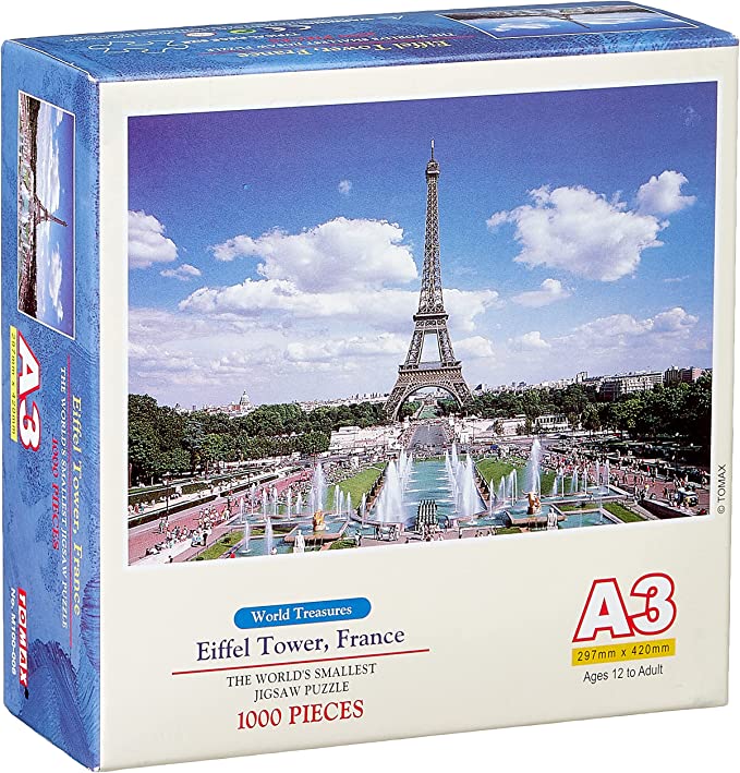 Explore the best puzzle in our collection Eiffel Tower, France Mini 1000pcs puzzle (4891505000086)