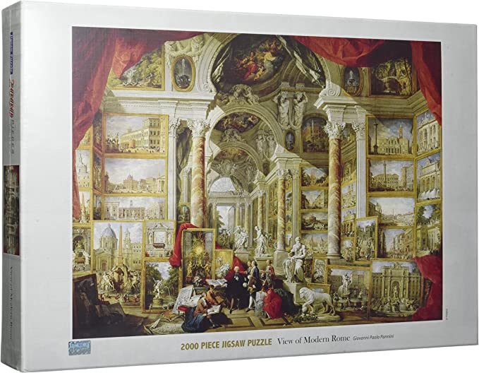 Explore the best puzzle in our collection Tomax View of Modern Rome 2000 Piece Giovanni Paolo Pannini Jigsaw Puzzle (4891505840170)